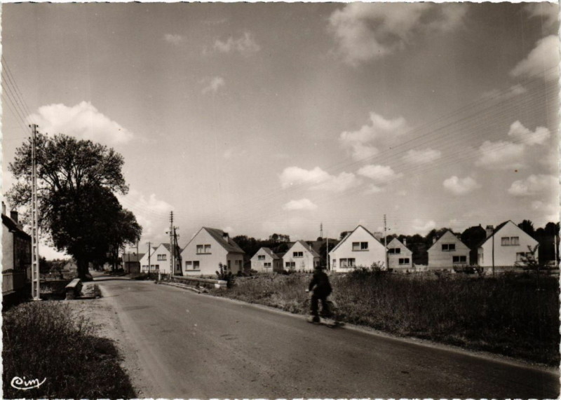 Carte postale ancienne Montmorot Les nouveaux Quartiers à Montmorot