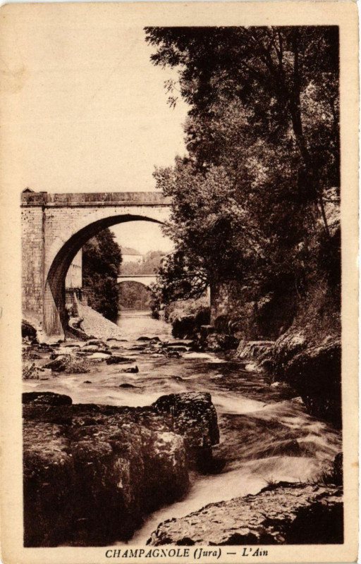 Carte postale ancienne Champagnole L'AIn à Champagnole