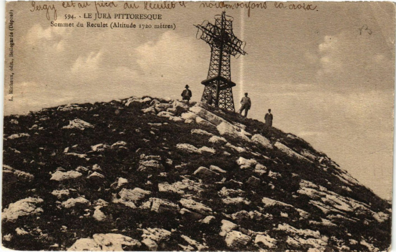 Carte postale ancienne Sommet du Reculet