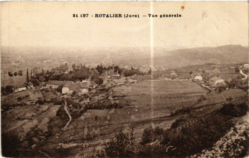 Carte postale ancienne Rotalier Vue générale à Rotalier