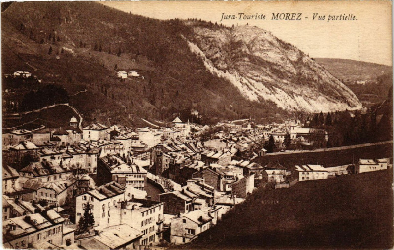 Carte postale ancienne Morez Vue partielle