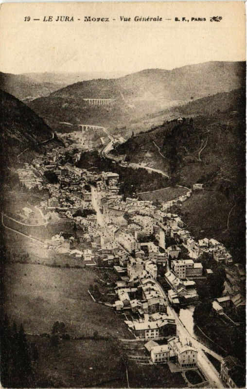 Carte postale ancienne Morez Vue générale