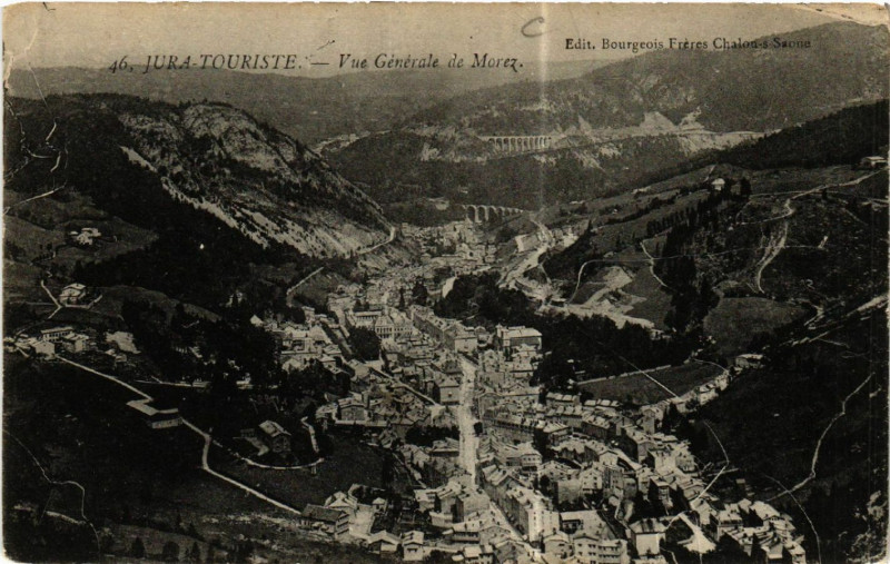 Carte postale ancienne Morez Vue générale
