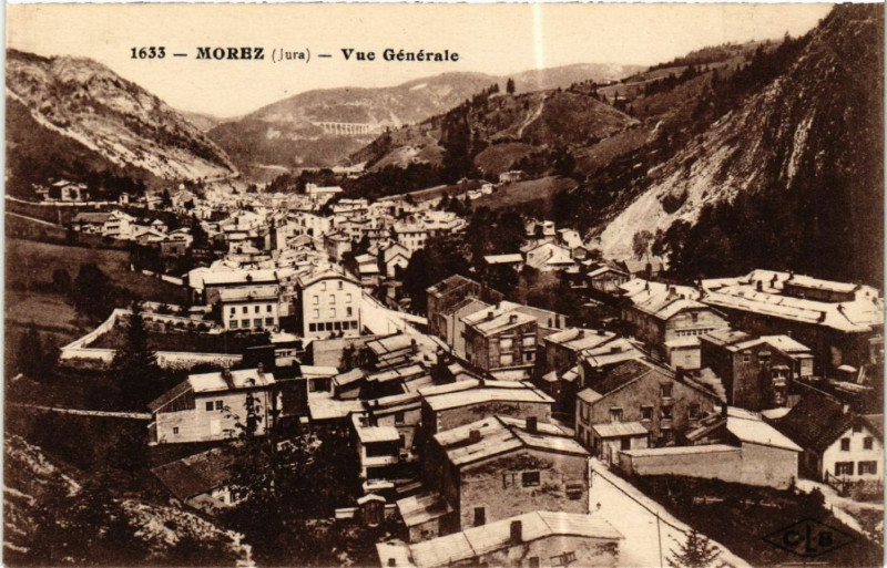 Carte postale ancienne Morez vue générale