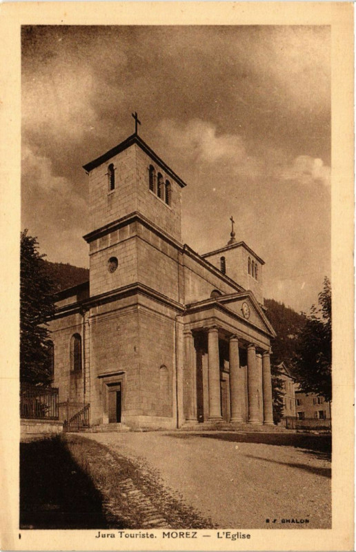 Carte postale ancienne Morez l'Eglise