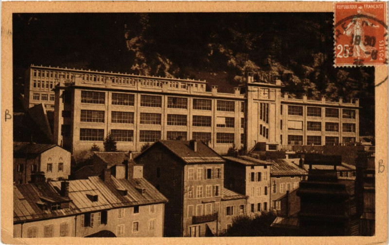 Carte postale ancienne Morez du Jura Ecole Nationale Professionnlée Victor Berard