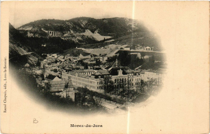 Carte postale ancienne Morez du Jura