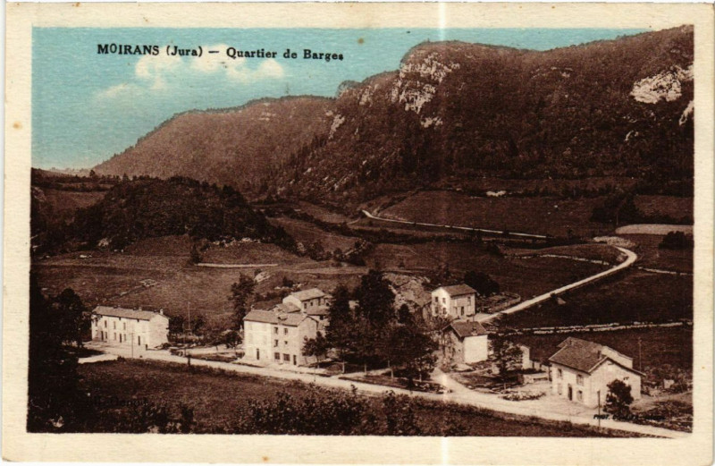 Carte postale ancienne Moirans Quartier de Barges à Rans