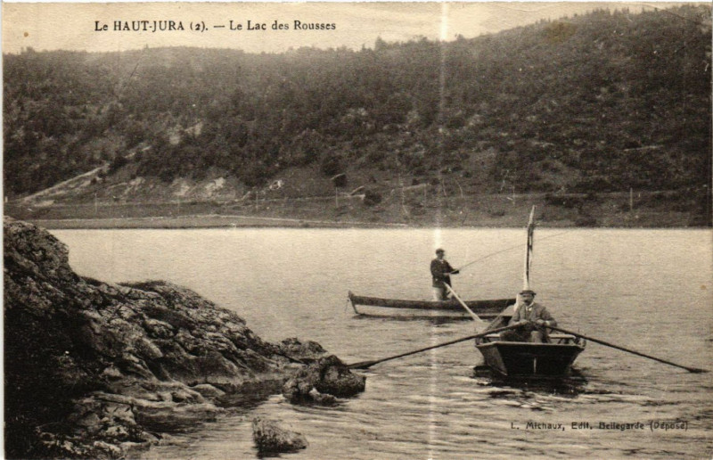 Carte postale ancienne Le Haut Jura Le Lac des Rousses