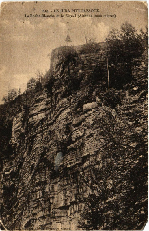 Carte postale ancienne La Roche Blanche et le Signal