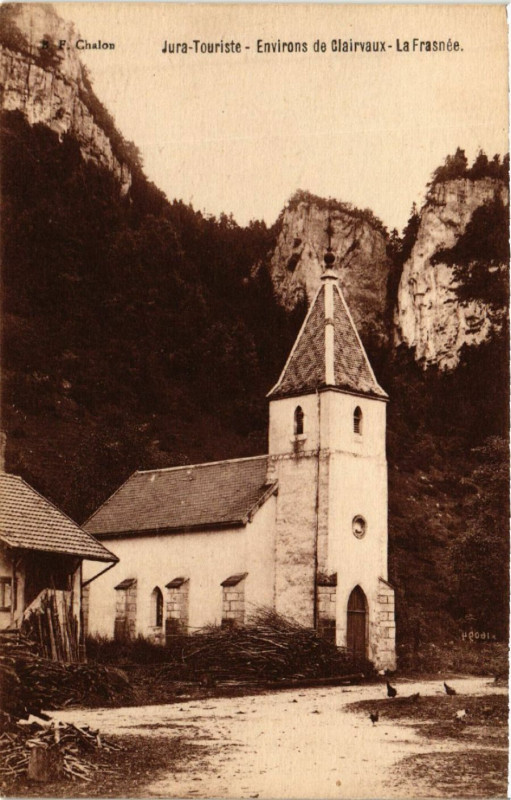 Carte postale ancienne Env.de Clairvaux La Frasnée à La Frasnée