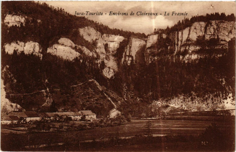 Carte postale ancienne Env.de Clairvaux La Fransnée à Rans