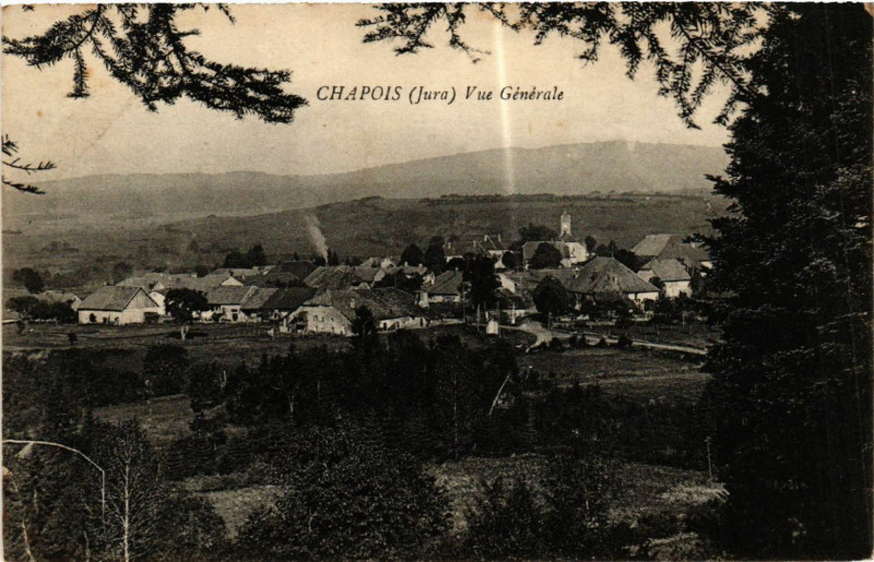Carte postale ancienne Chapois vue générale à Chapois