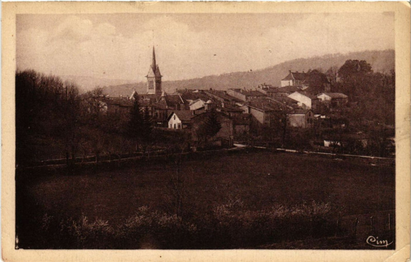 Carte postale ancienne Saint-Julien sur le Suran Vue générale
