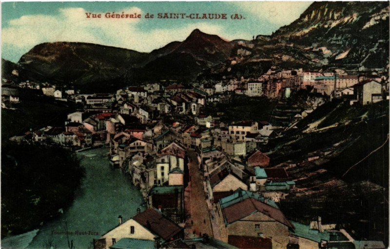 Carte postale ancienne Saint-Claude Vue générale à Saint-Claude