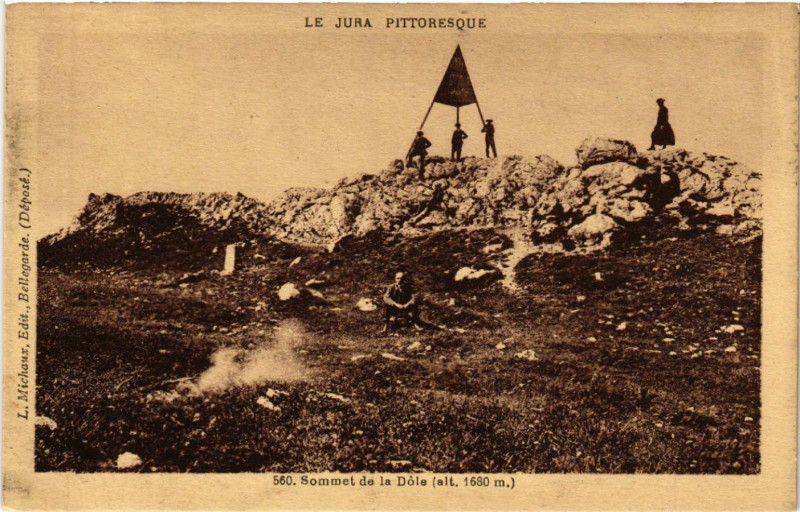 Carte postale ancienne Sommet de la Dole à Dole