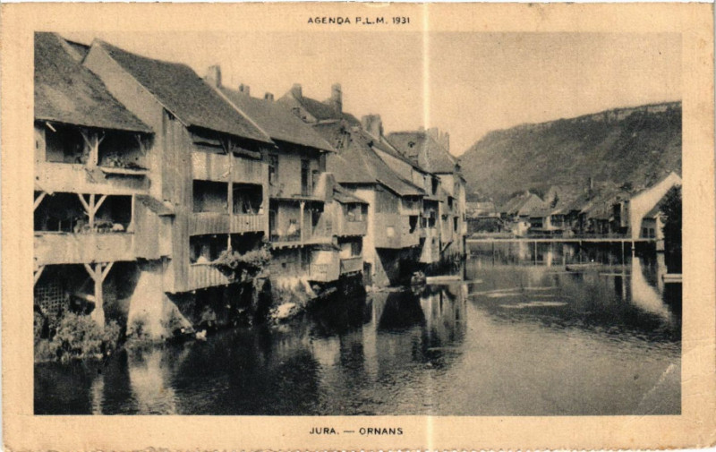 Carte postale ancienne Ornans