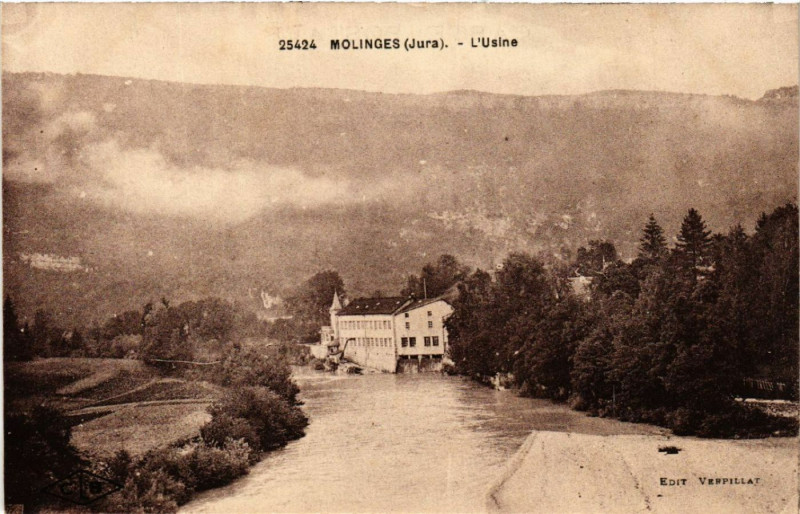 Carte postale ancienne Molinges L'Usine