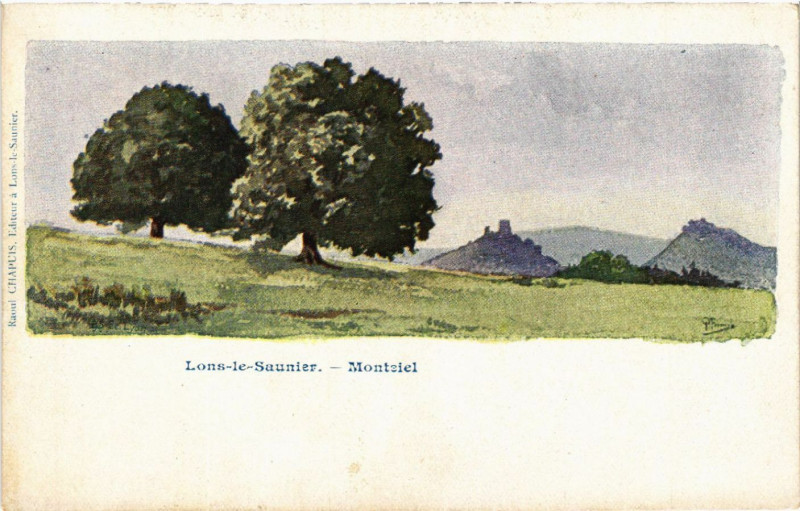 Carte postale ancienne Lons le Saunier Monteiel à Lons-le-Saunier