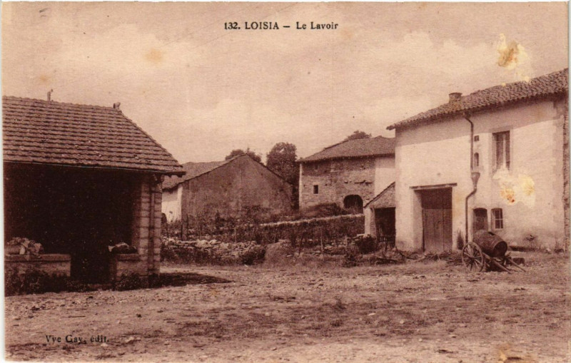 Carte postale ancienne Loisia Le Lavoir à Loisia