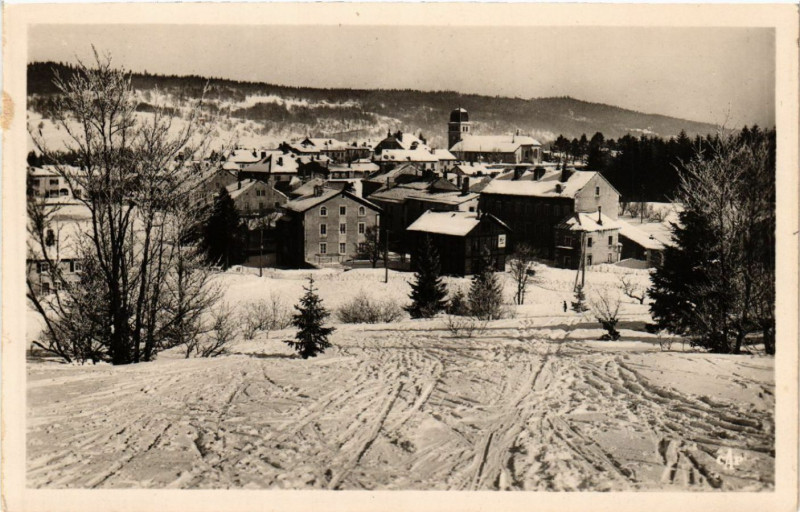 Carte postale ancienne Les Rousses Vue générale aux Rousses