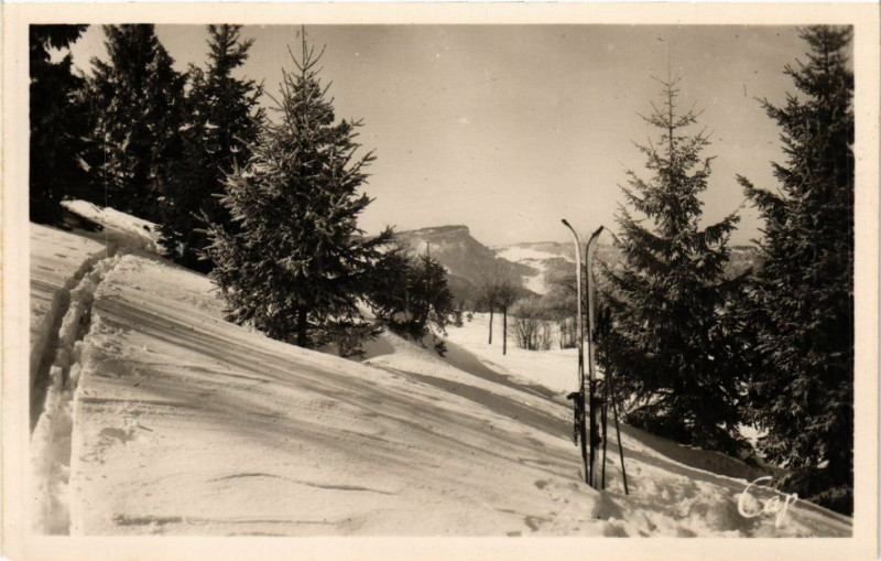 Carte postale ancienne Les Rousses Le Montfied aux Rousses