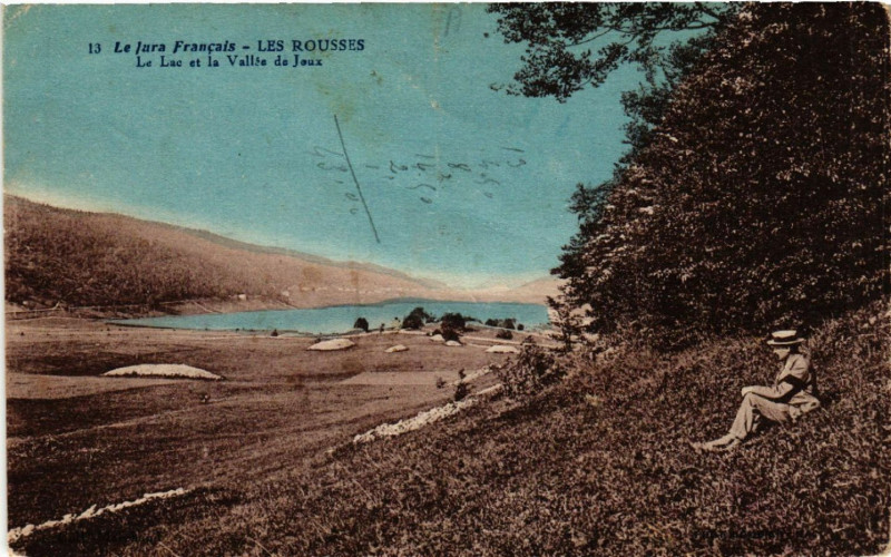Carte postale ancienne Les Rousses Le Lac et la Vallée de Joux aux Rousses