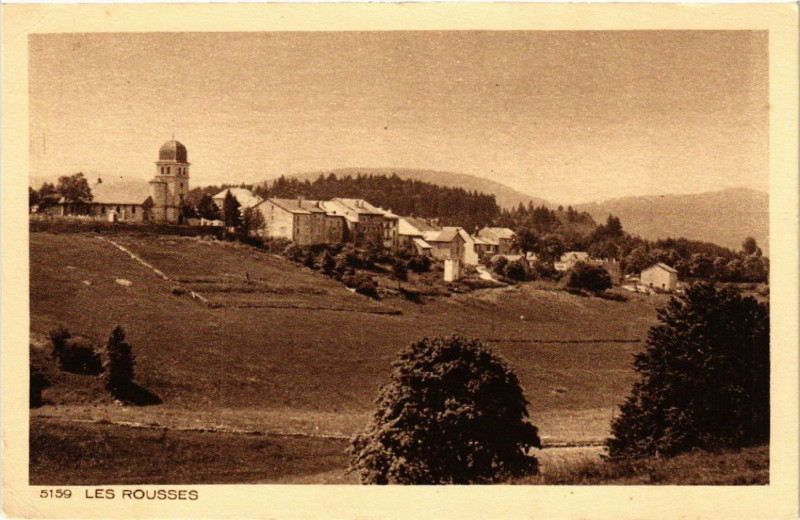 Carte postale ancienne Les Rousses aux Rousses
