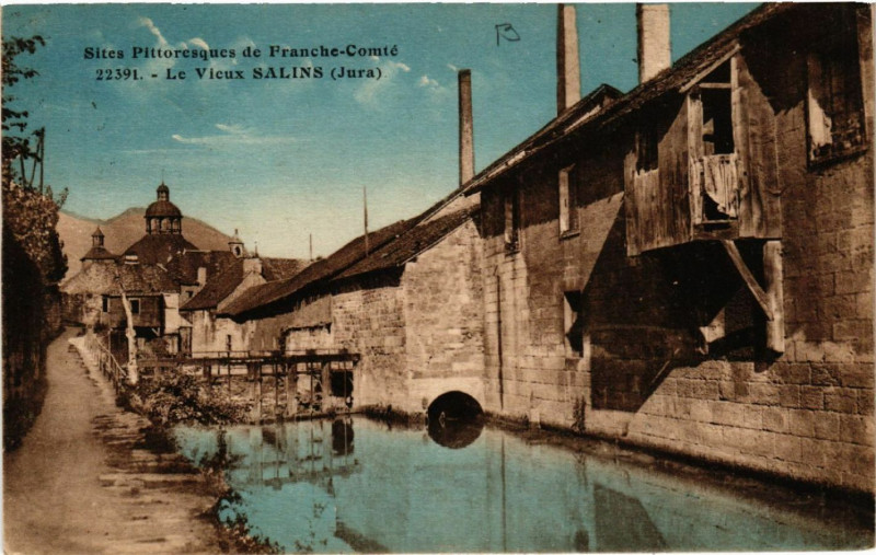Carte postale ancienne Le Vieux Salins