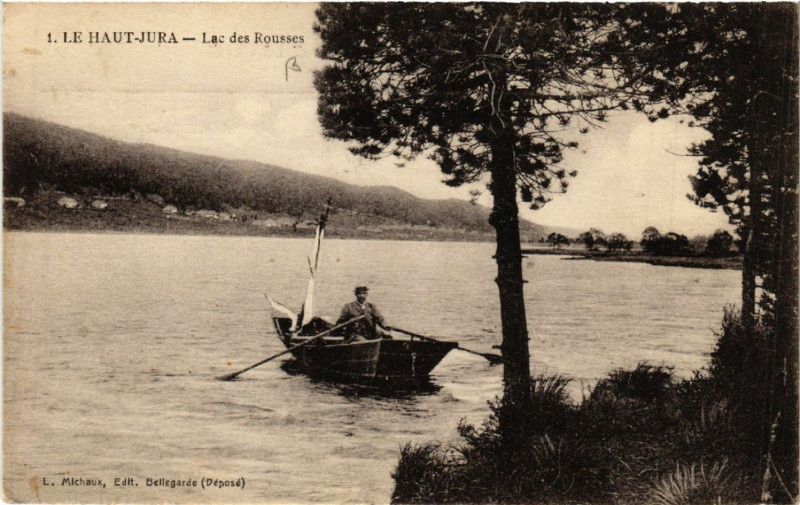 Carte postale ancienne Le Haut Jura Lac des Rousses