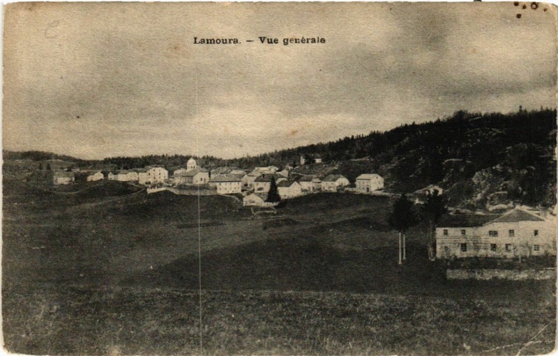 Carte postale ancienne Lamoura Vue générale à Lamoura