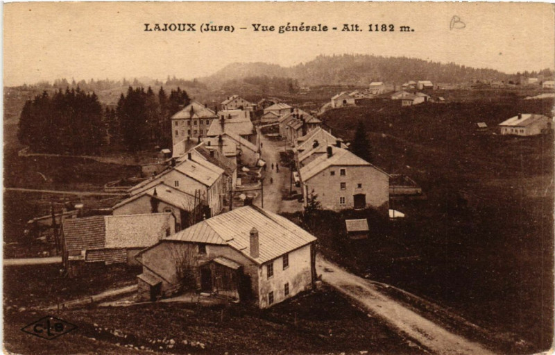 Carte postale ancienne Lajoux Vue générale à Lajoux