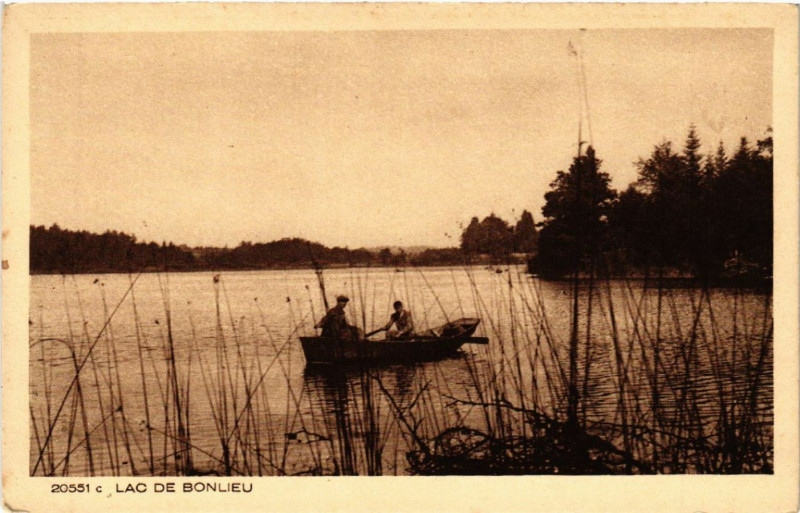 Carte postale ancienne Lac de Bonlieu à Bonlieu