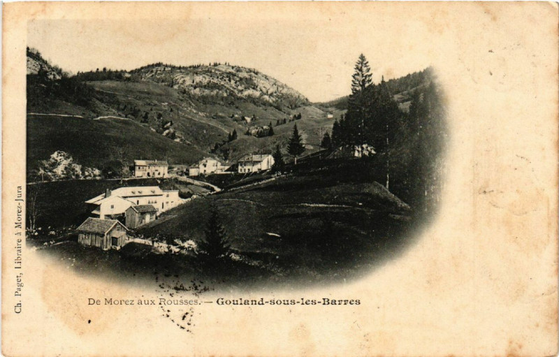 Carte postale ancienne Gouland sous les Barres