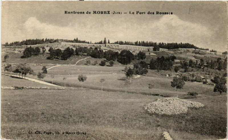Carte postale ancienne Env.de Morez Le Fort des Rousses