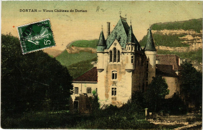Carte postale ancienne Dortan Vieux Chateau de Dortan