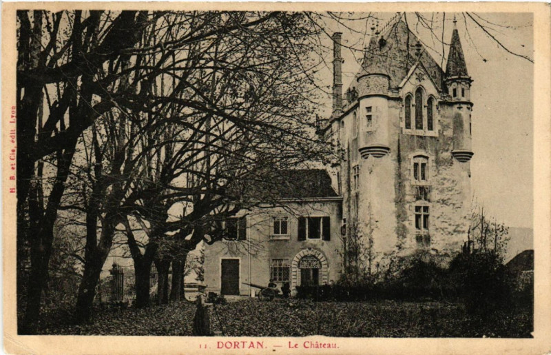 Carte postale ancienne Dortan Le Chateau