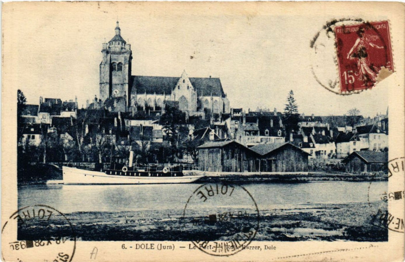 Carte postale ancienne Dole Le Port à Dole