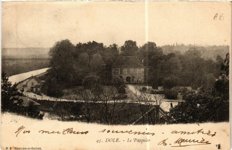 Carte postale ancienne Dole Le Pasquier à Dole