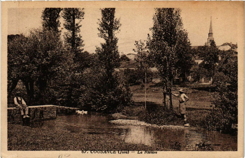 Carte postale ancienne Cousance-la-Riviere à Cousance