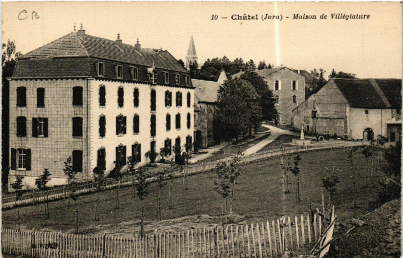 Carte postale ancienne Chatel Maison de Villegiature