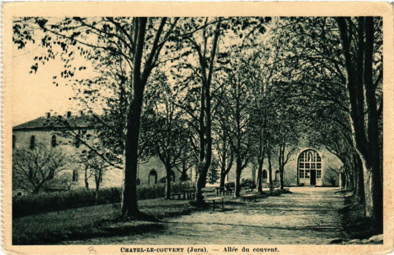 Carte postale ancienne Chatel le Couvent Allée du couvent