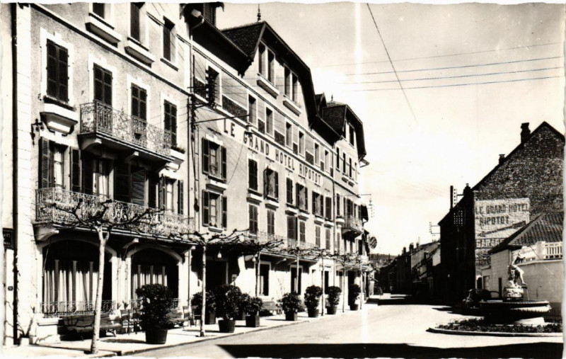 Carte postale ancienne Champagnole Hotel Ripotot à Champagnole