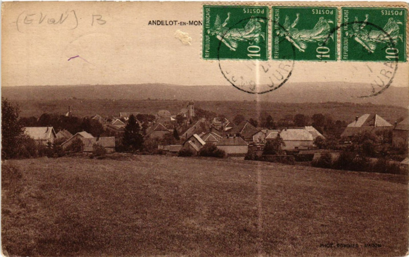 Carte postale ancienne Andelot