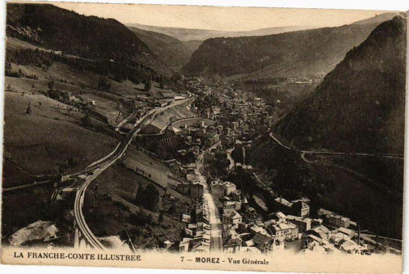 Carte postale ancienne Morez-Vue générale