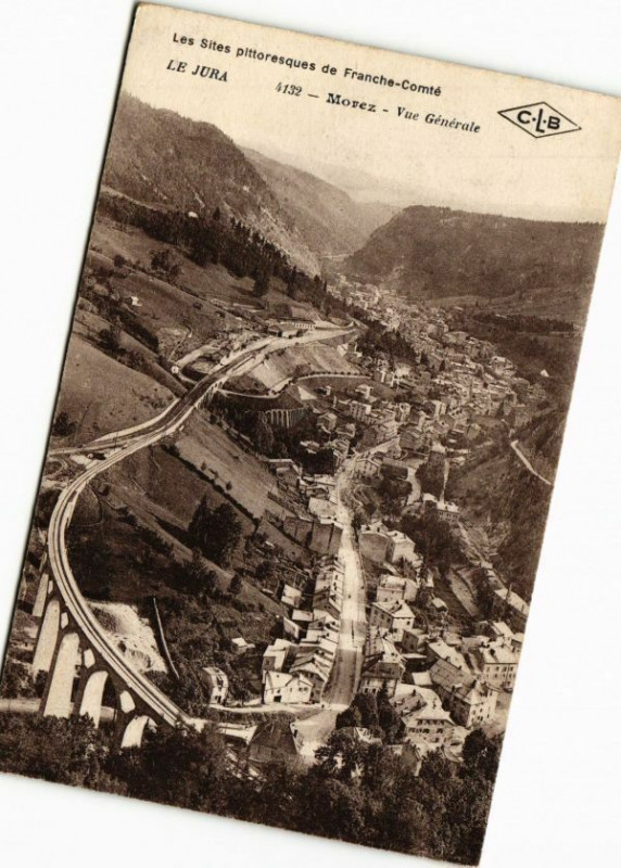 Carte postale ancienne Le Jura-Morez-Vue générale