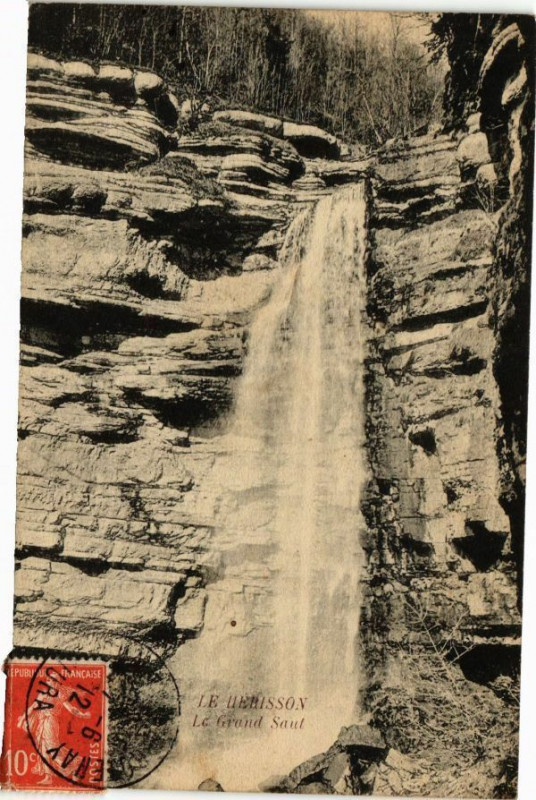 Carte postale ancienne Le Herisson-Le Grand Saut