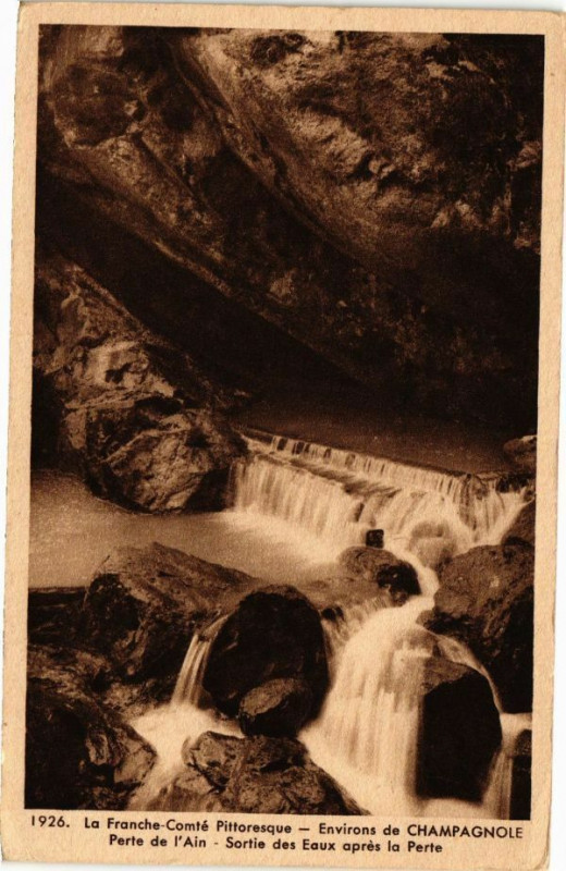 Carte postale ancienne La Franche-Comté Pittoresque-Env. de Champagnole à Champagnole