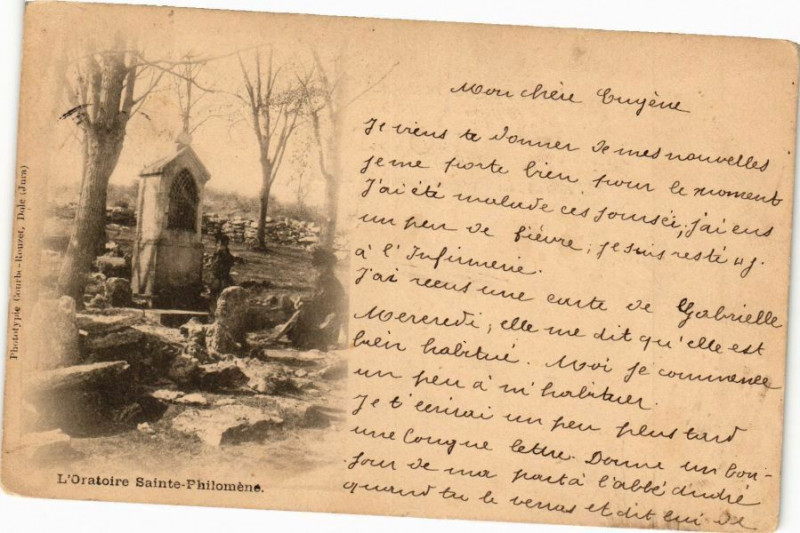 Carte postale ancienne L'Oratoire Sainte-Philomene