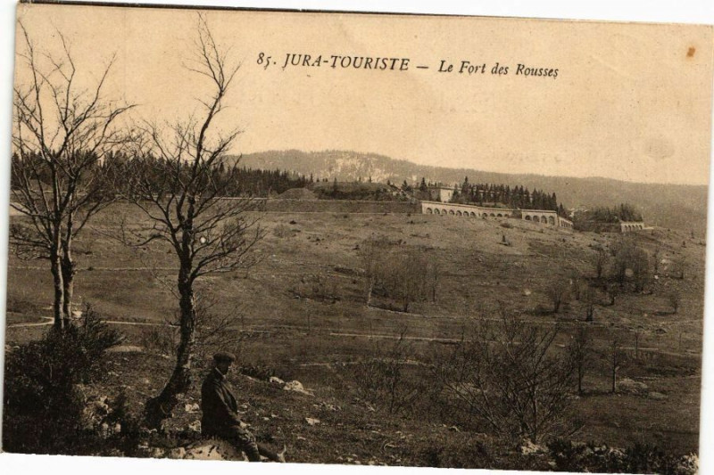 Carte postale ancienne Jura-TouriSainte-Le Fort des Rousses à Our